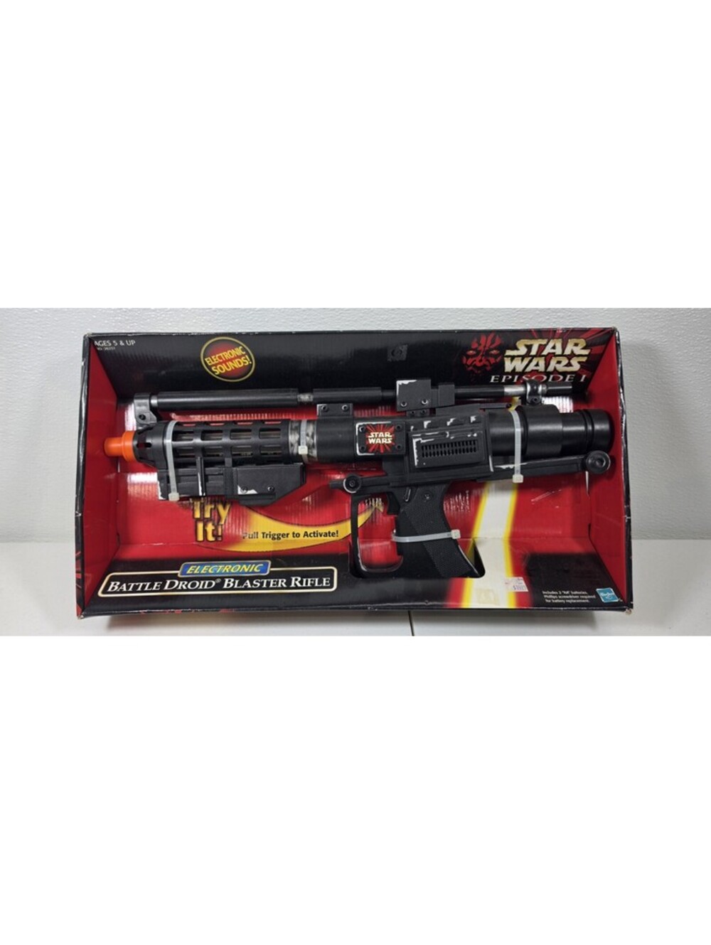 Vintage 1998 Hasbro Star Wars Episode 1 Battle Droid Blaster Rifle New RARE